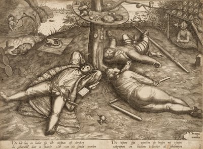The Land of Plenty by Pieter the Elder after Bruegel